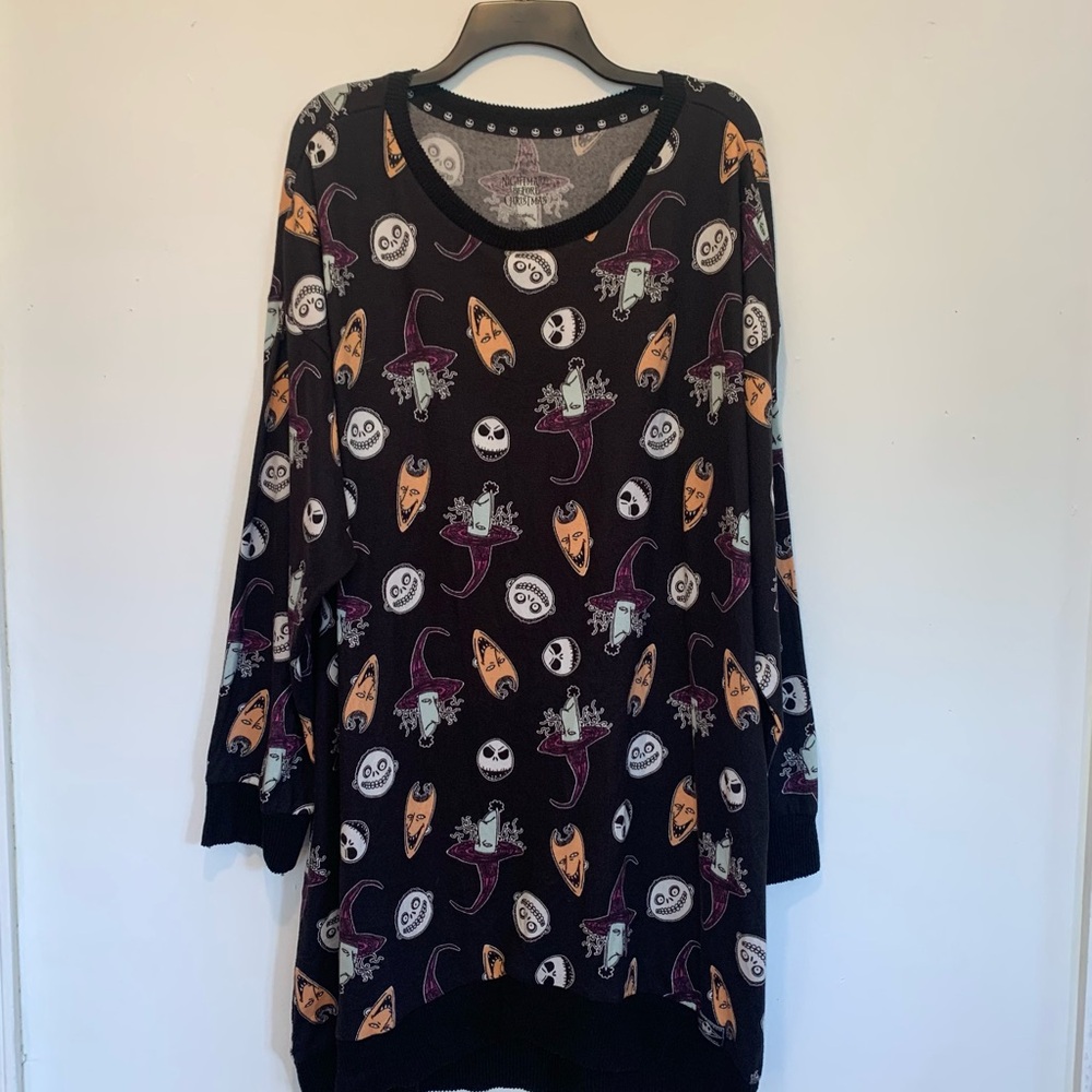 Disney Nightmare Before Christmas Night Shirt Nightie 3X Cozy - Picture 1 of 8